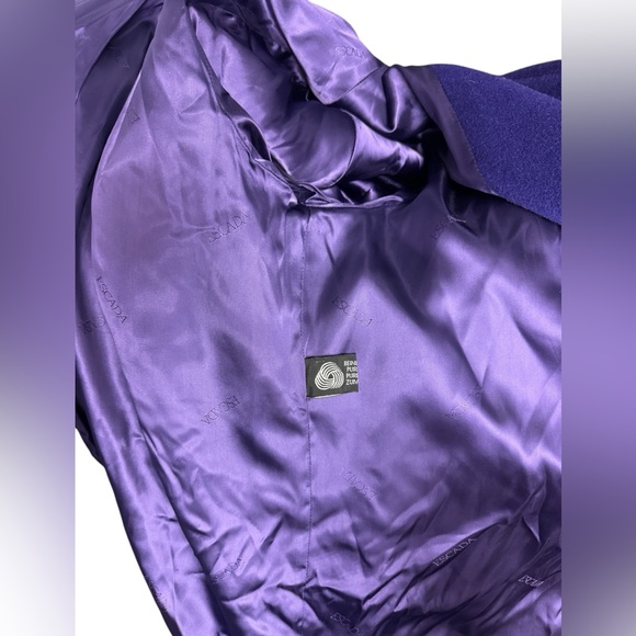 Escada New Wool & Alpaca Lux Purple Coat 36 - Picture 7 of 8
